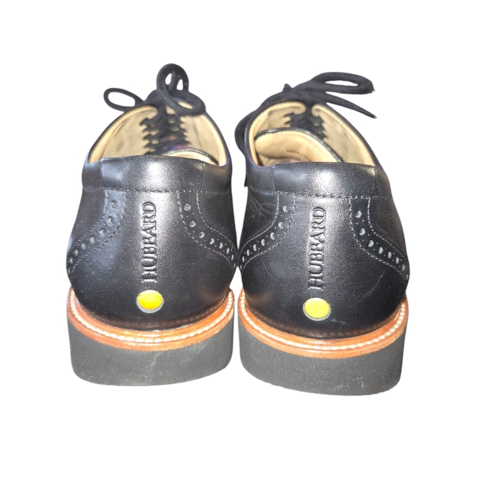 Samuel Hubbard Black Genuine Leather Men's Tipping Point Oxfords Size 9 - Picture 5 of 11